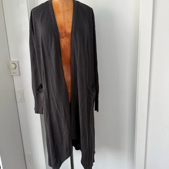 Lululemon Lunar Lengths Wrap Sweater Graphite Grey - Picture 2 of 12